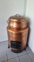 Alte Waschmaschine Zug Kupfer