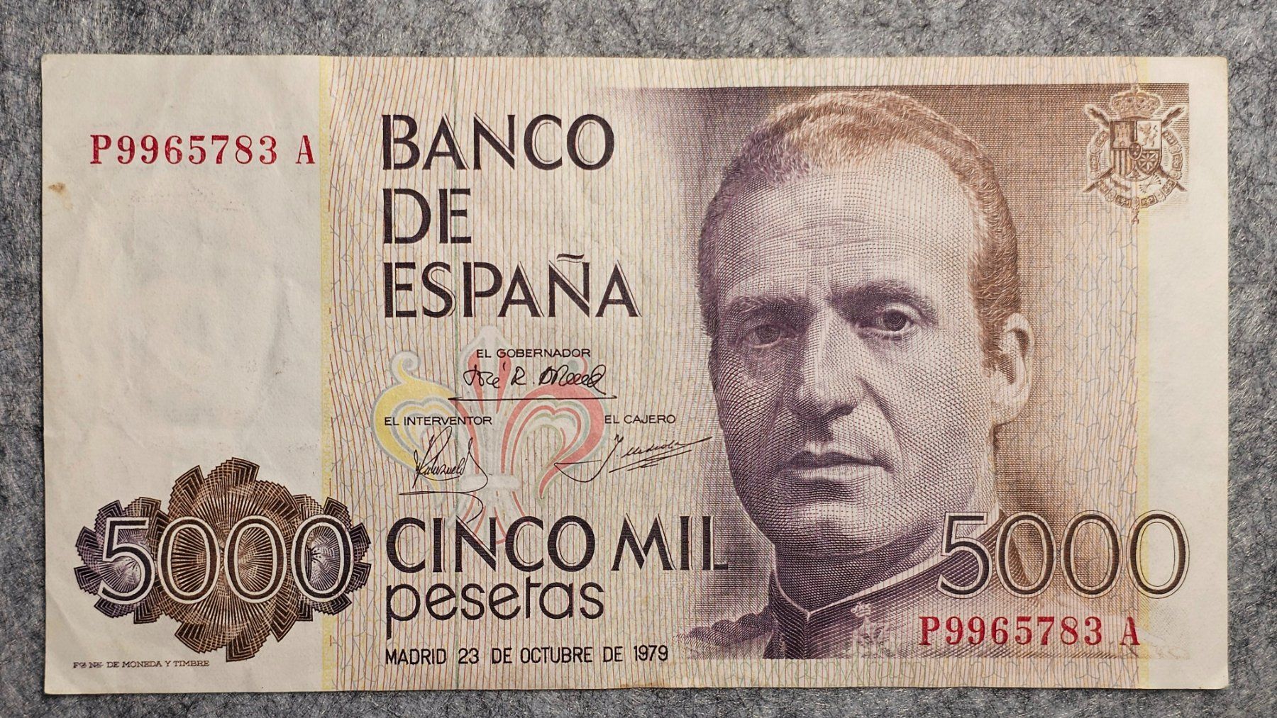Banconote: Espagne - 1979 - 5000 pesetas – Usato da Bullet venduto da NVnumismatics