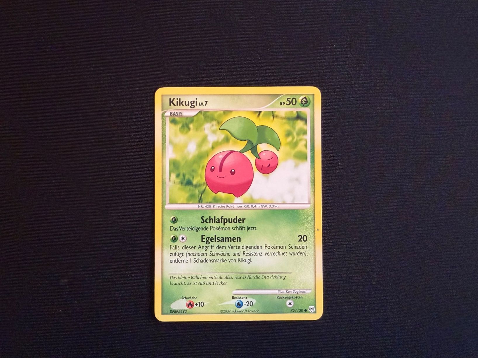 Pokémon Carte collezionabili: Kikugi / 75/130 / Diamant & Perl / 2007 – Usato da Zürich venduto da mountainwizard00