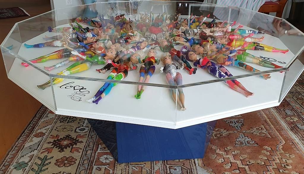 Tische: Table de salon : la ronde de la vie – Gebraucht aus Bulle von brazaville 1