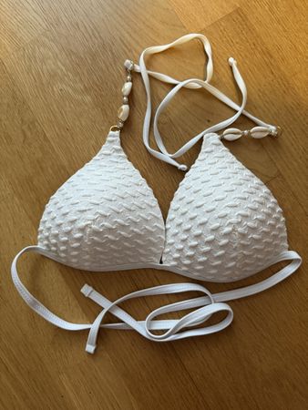 Bikinioberteil, weiss