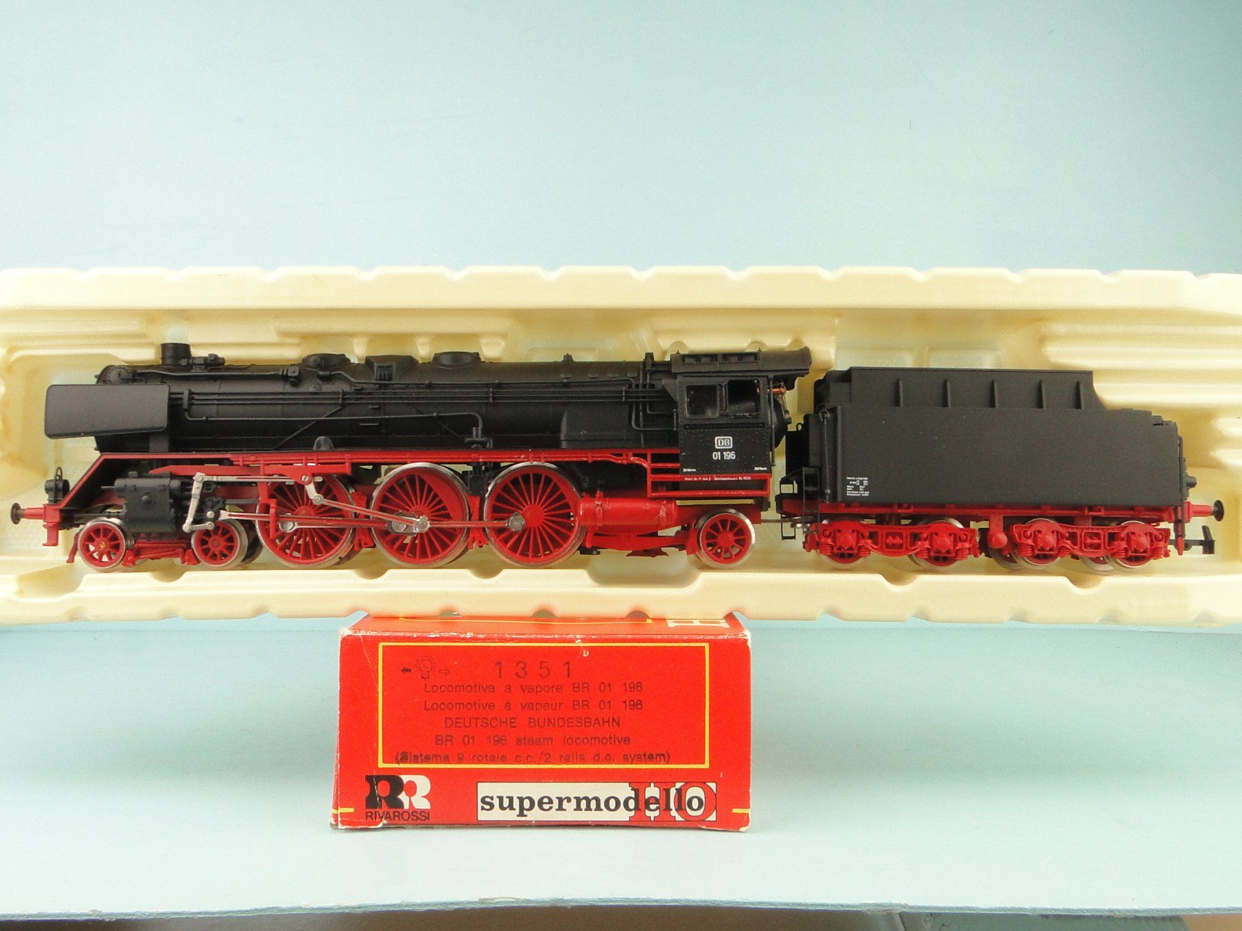 Rivarossi Modellini di ferrovie: Rivarossi H0 1351 DB BR 01 – Usato da Bülach venduto da cann11 8