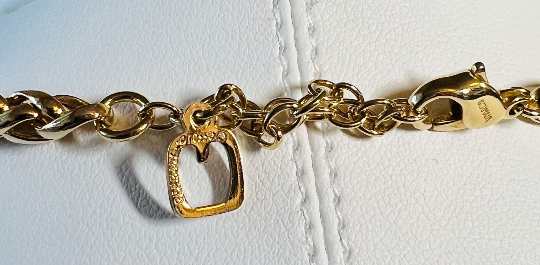 Ketten: Collier Grossé plaque or ex-manufacture Dior – Gebraucht aus Nyon von stylevintage79 2