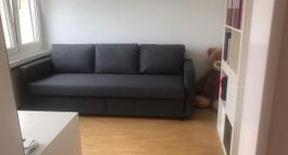  3er-Bettsofa Skifto dunkelgrau top Zustand! Kaum gebraucht!