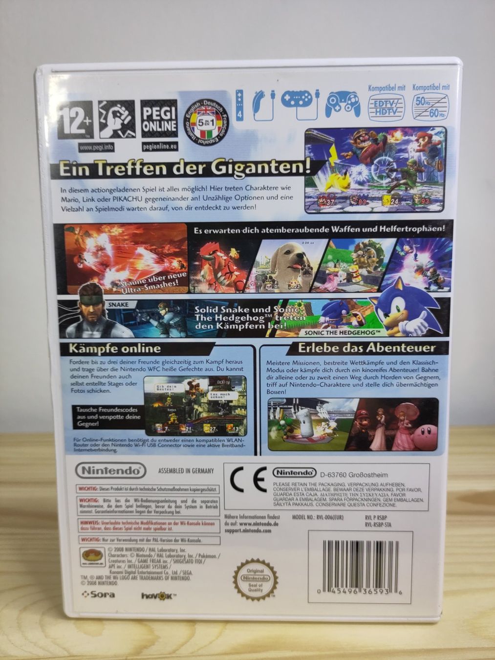 Giochi: Super Smash Bros Brawl Nintendo Wii PAL CIB – Usato da Zug venduto da RepTCG 1