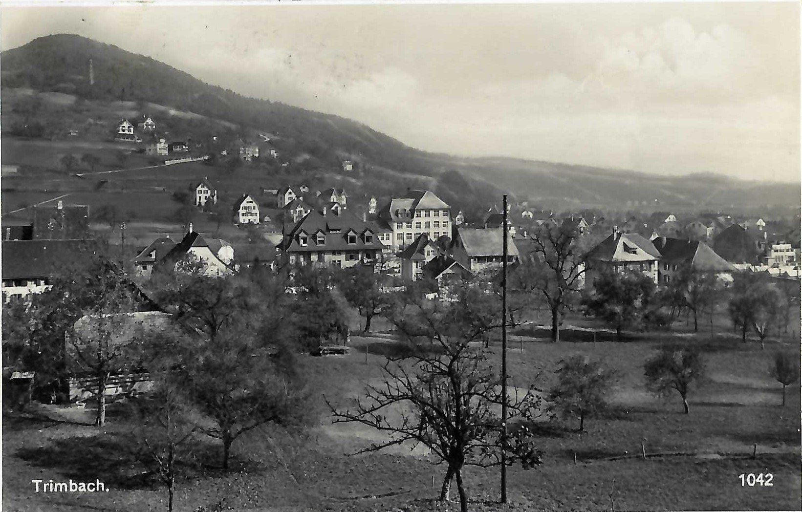 Cartoline postali: Trimbach SO Ortsansicht  Nr.1042 , ca.1932 – Usato da Solothurn venduto da Bepposol