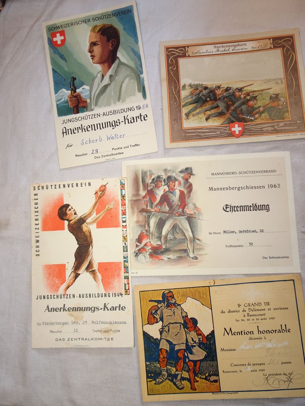 Cartoline postali: Schützen Ehrenmeldungen – Usato da Bichwil venduto da Silbereule9 1