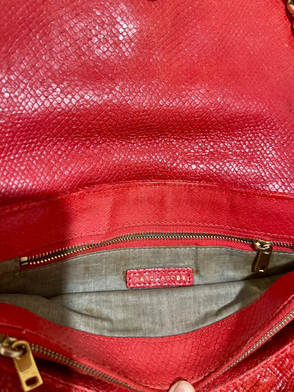 Marc Jacobs Taschen für Damen: Joli sac Marc Jacobs Rouge – Gebraucht aus Genève von Annilu 3