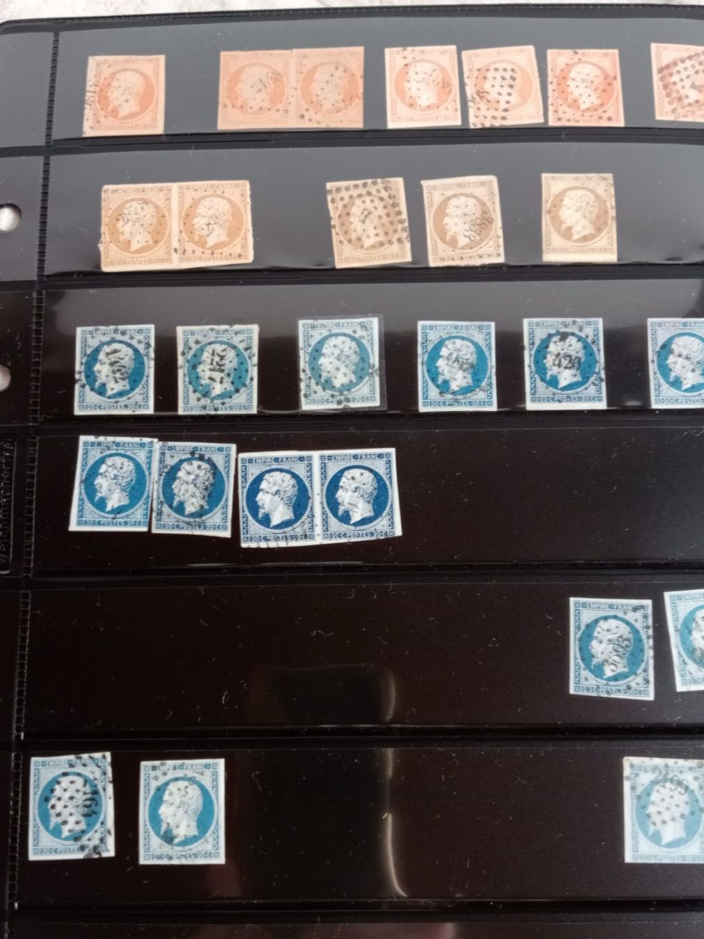 Tutti i francobolli: 41 alte Briefmarken Empire Franc gestempelt – Usato da Oberdorf BL venduto da Barocki888