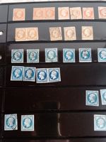41 alte Briefmarken Empire Franc gestempelt