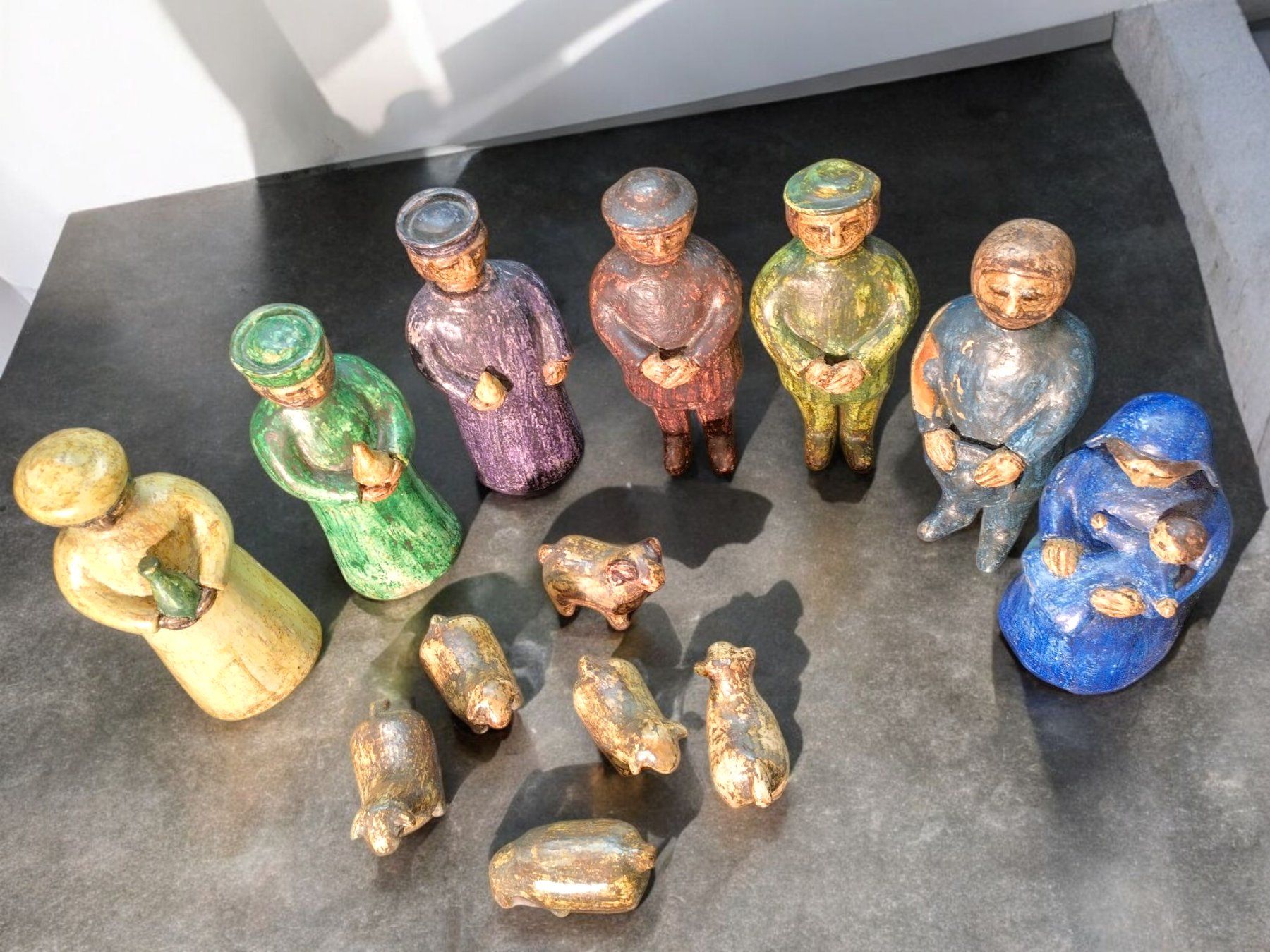 Sculture & Statue: Ueli Schmutz - Weihnachtskrippe Keramik – Usato da Zürich venduto da Zuerichparis08 4
