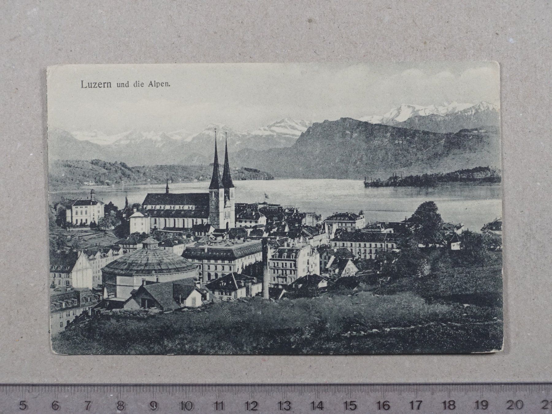 Ansichtskarten: Luzern und die Alpen – Gebraucht aus Lenzburg von fh1
