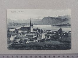 Luzern und die Alpen
