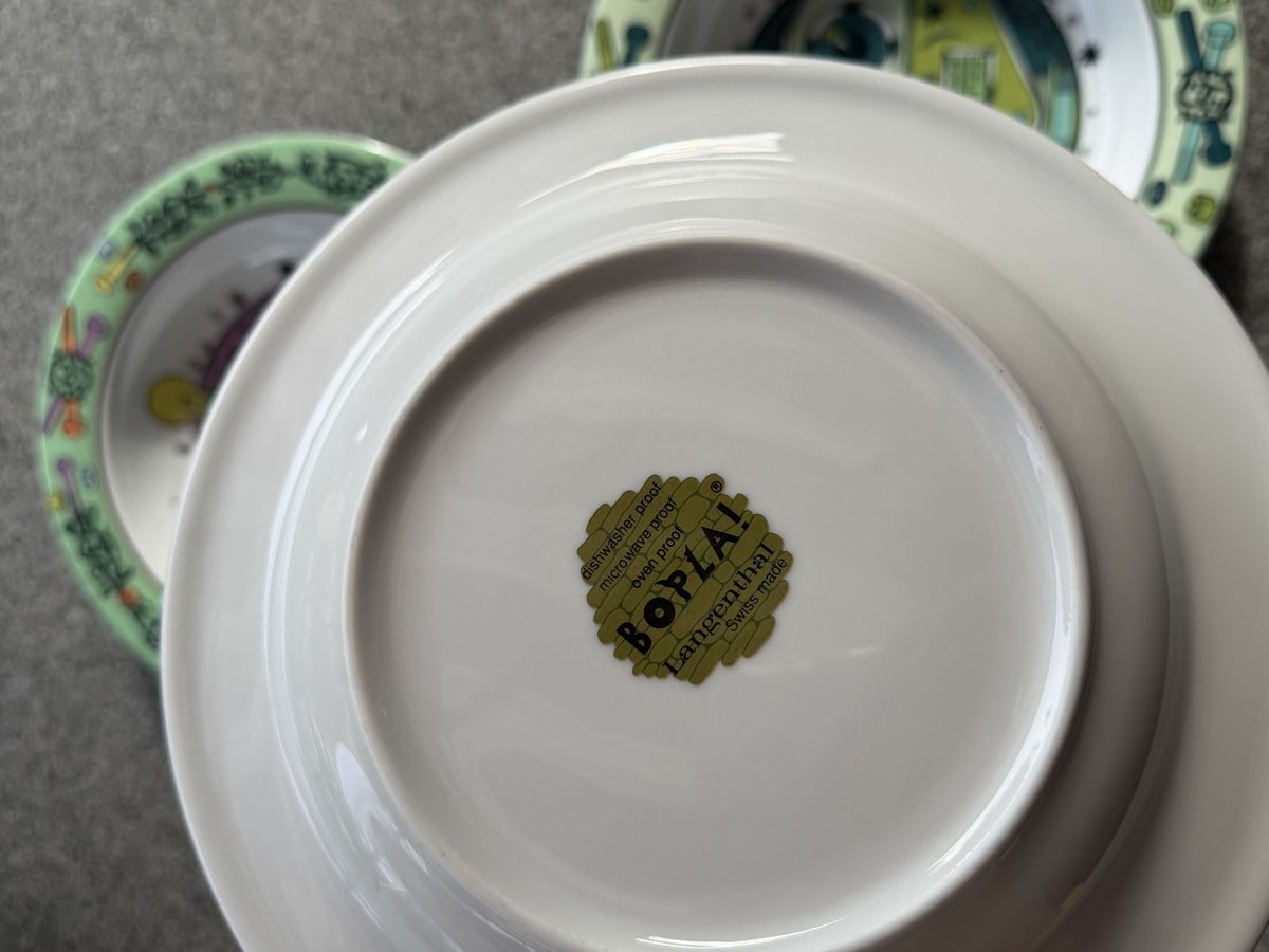 Bopla Piatti: Bopla Design Spaghettiteller Suppenteller 3 stk Langenthal – Usato da Deitingen venduto da Himhip 2