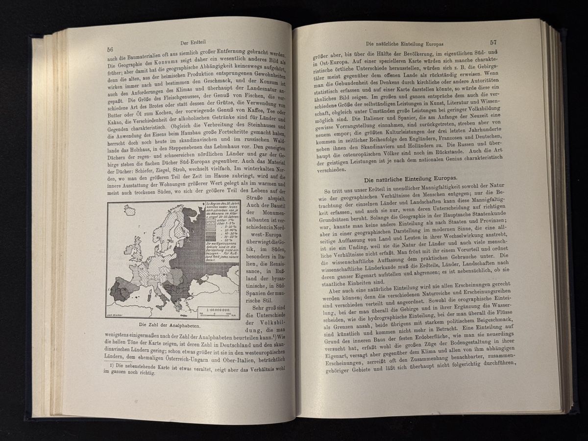 Bücher: Länderkunde 1927 historische Dokumentation – Gebraucht aus Goldach von igwhitestar 3