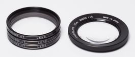 4 diverse MACROLINSEN für Objektive Ø 49mm Filtergewinde