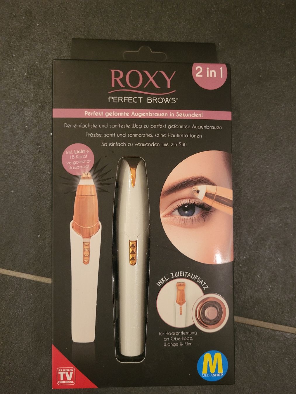 Gesichtspflege: Roxy Perfect Brows 2in1 Augenbrauenformer Haarentferner neu – Neu und originalverpackt aus Büsserach von Fairprice_83