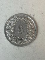 Schweiz 5 Rappen 1947 vz- schöner Jahrgang