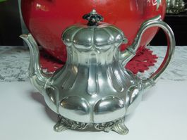 ANTIKE SHAW & FISHER SHEFFIELD ZINN-TEEKANNE ENGLAND