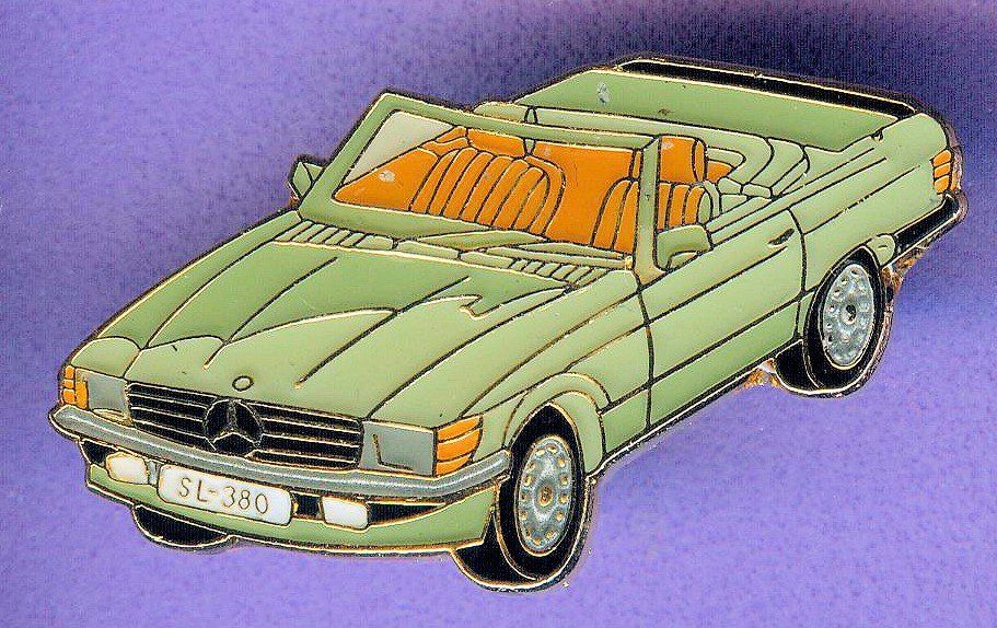 Mercedes-Benz Placchette & Badge: Mercedes  SL 380 – Usato da Winterthur venduto da Sammleroase