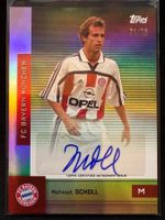 Topps Mehmet Scholl Auto 71/75 FC Bayern München