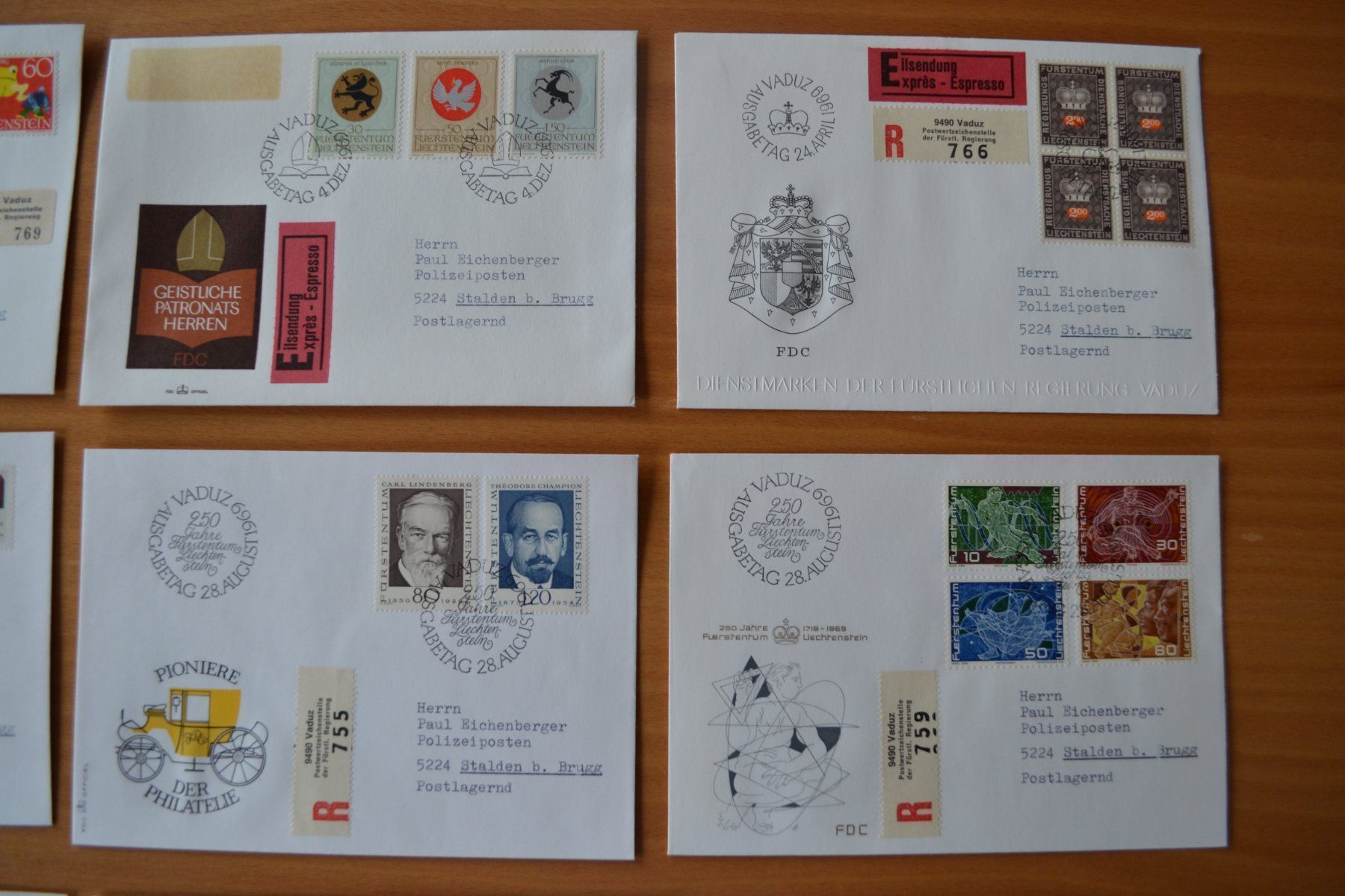 Tutti i francobolli: Brief FDC – Usato da Beinwil am See venduto da kajak55 2