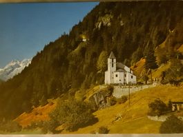 Alte Postkarte Chiesa Santa Scolastica