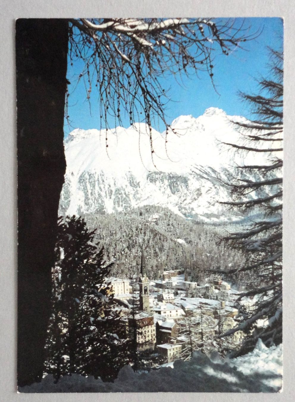 Cartoline postali: St. Moritz Dorf mit Piz Muragl – Usato da Fétigny venduto da Billy2miny