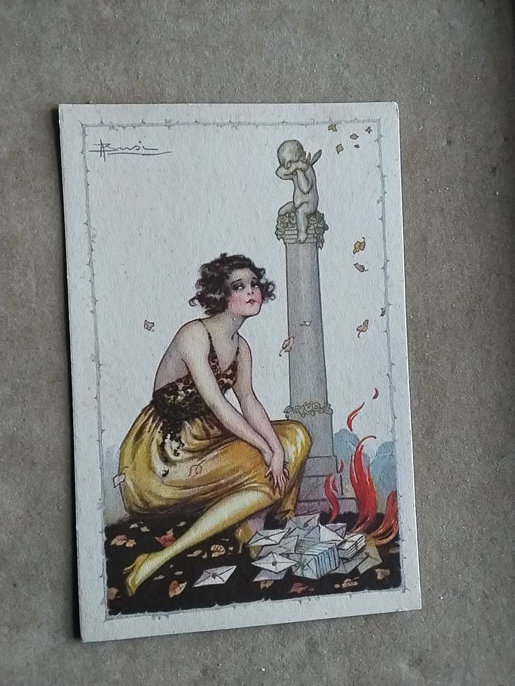 Cartoline postali: Antik AK – Usato da Biel/Bienne venduto da taki25