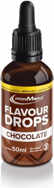 Cibi & Specialità: IronMaxx Flavour Drops (50ml) Schokolade – Nuovo e nell'imballaggio originale da Wettingen venduto da ray_boccia