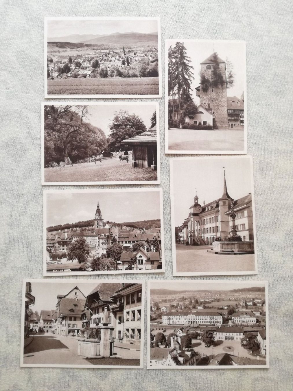 Cartoline postali: 7 AK Zofingen – Usato da Zürich venduto da tol_b7c7