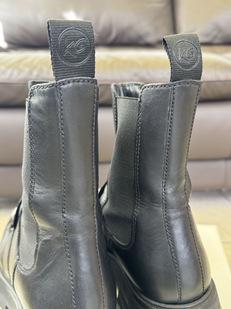 Damenschuhe: Kate Gray Black Leather Boots, Size 40 – Neu (gemäss Beschreibung) aus Andelfingen von len_hc8f 2