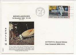 Apollo 12 Mondlandung Brief 1969 Conrad Gordon Bean Antenne
