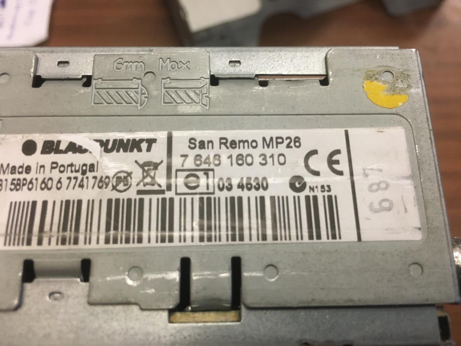 Blaupunkt Radio: Autoradio Blaupunkt – Usato da Frauenfeld venduto da stern081 6
