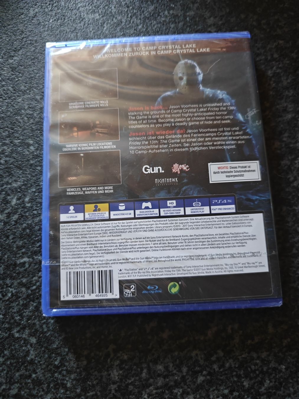 Giochi: Sealed Friday the 13th The Game PS4 Neu – Nuovo e nell'imballaggio originale da Attiswil venduto da JP1291 1