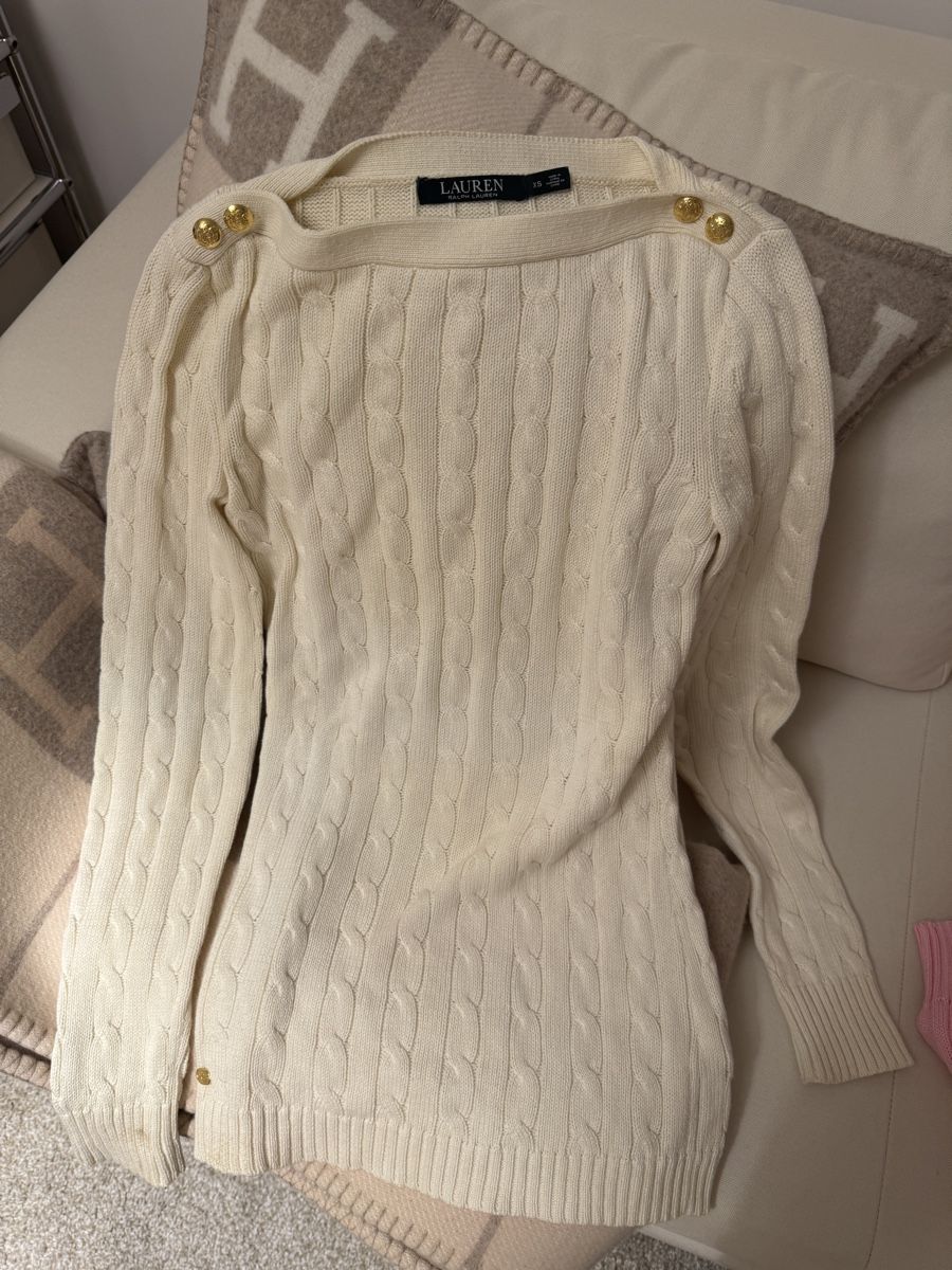Ralph Lauren Maglioni & Felpe: Ralph Lauren Cream Cable Knit sweater – Nuovo (secondo la descrizione) da Schwyz venduto da ann_5w8m 2