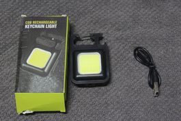 Mini lampe Akku COB LED Schlüsselanhänger Licht Magnet Lampe