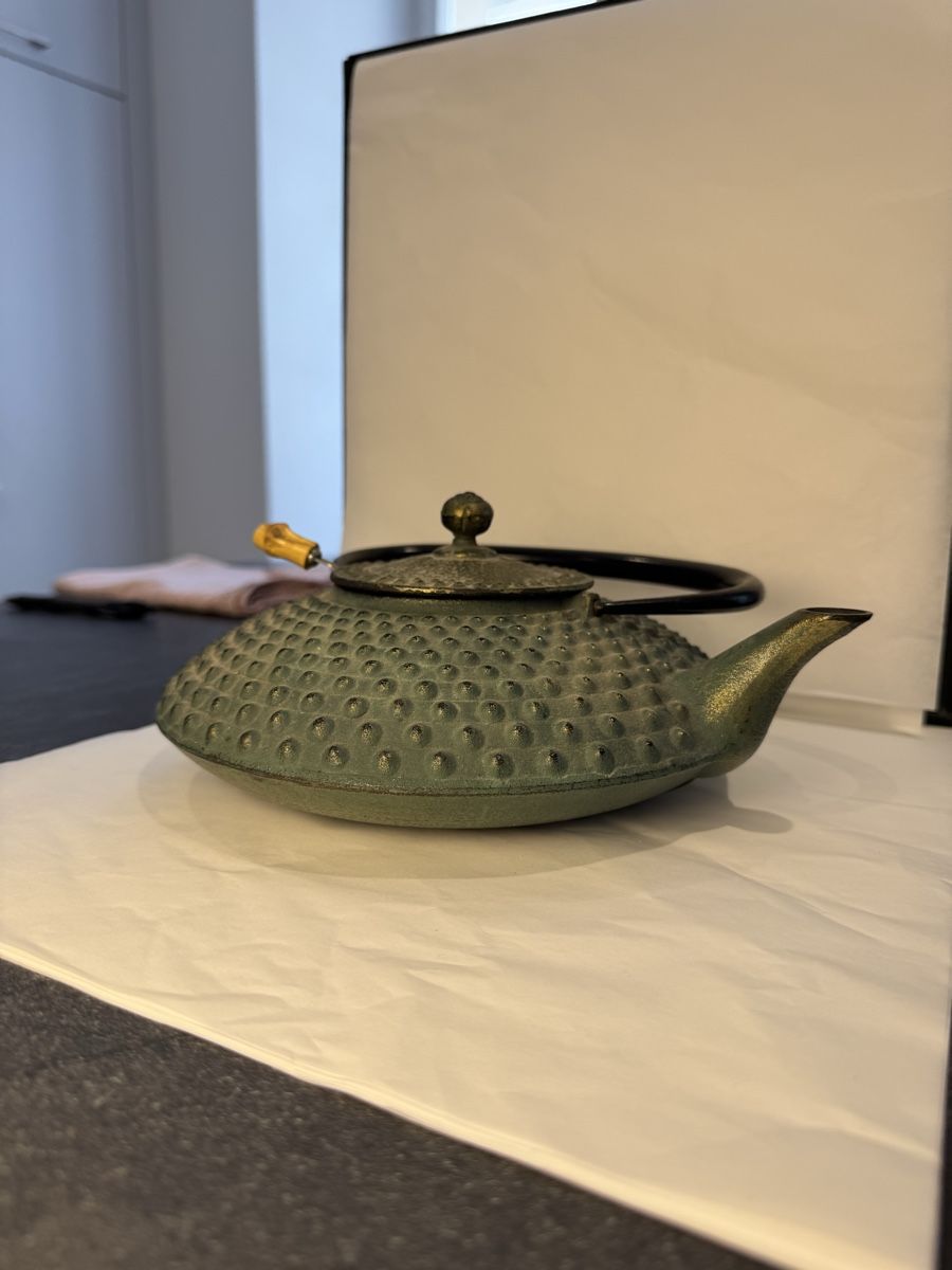Teekannen: Théière japonaise ancienne en fonte Tetsubin vintage  – Gebraucht aus Vevey von Jeremycjm 3