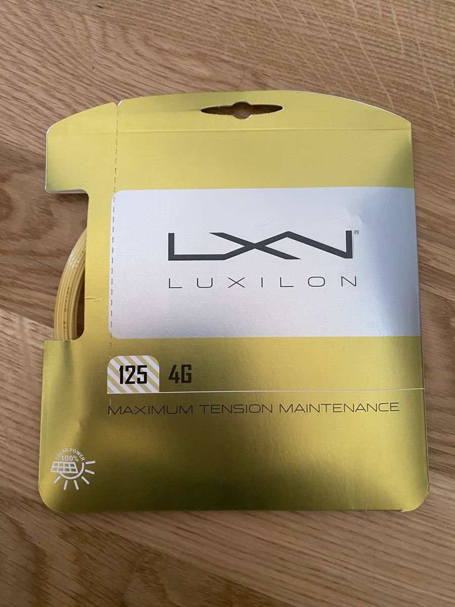 Schläger: Luxilon 4G 1.25 Saitenset – Neu und originalverpackt aus Urtenen-Schönbühl von Samstoner