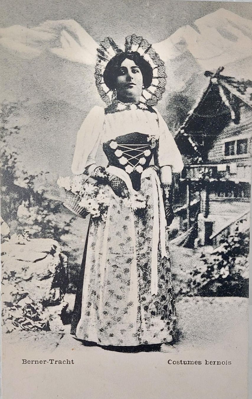Cartoline postali: Berner Tracht - Costume Bernois – Usato da Delémont venduto da Domdom1