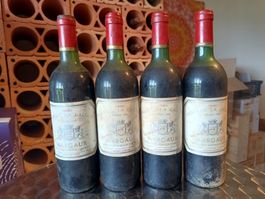 3 Fl. Château La Galiane, Margaux AC, Bordeaux, 1980