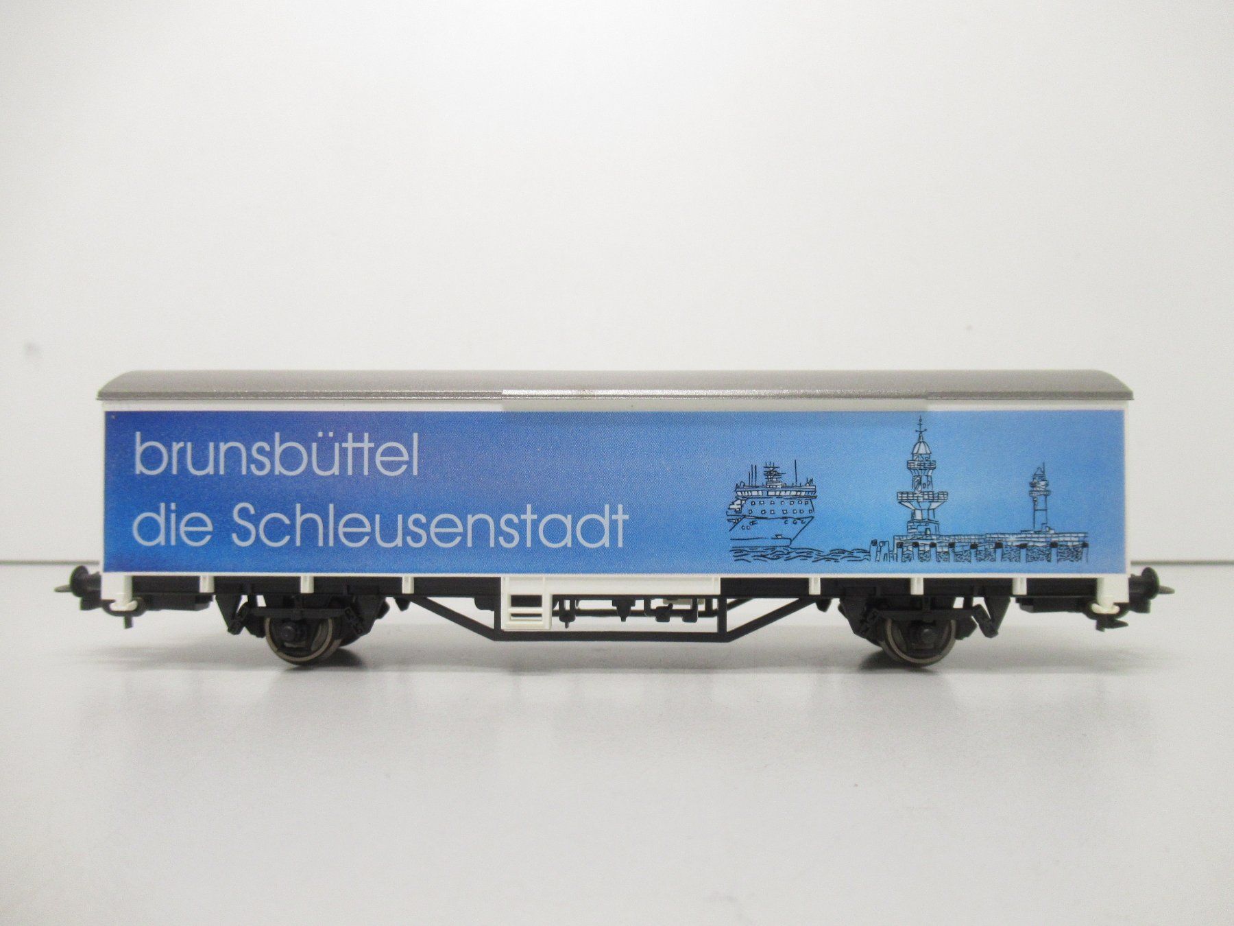 Piko Modelleisenbahnen: Piko 95874 ged. Güterwagen "Brunsbüttel" Deutsche Bahn DC H0 – Gebraucht aus Basel von mhmarken 1