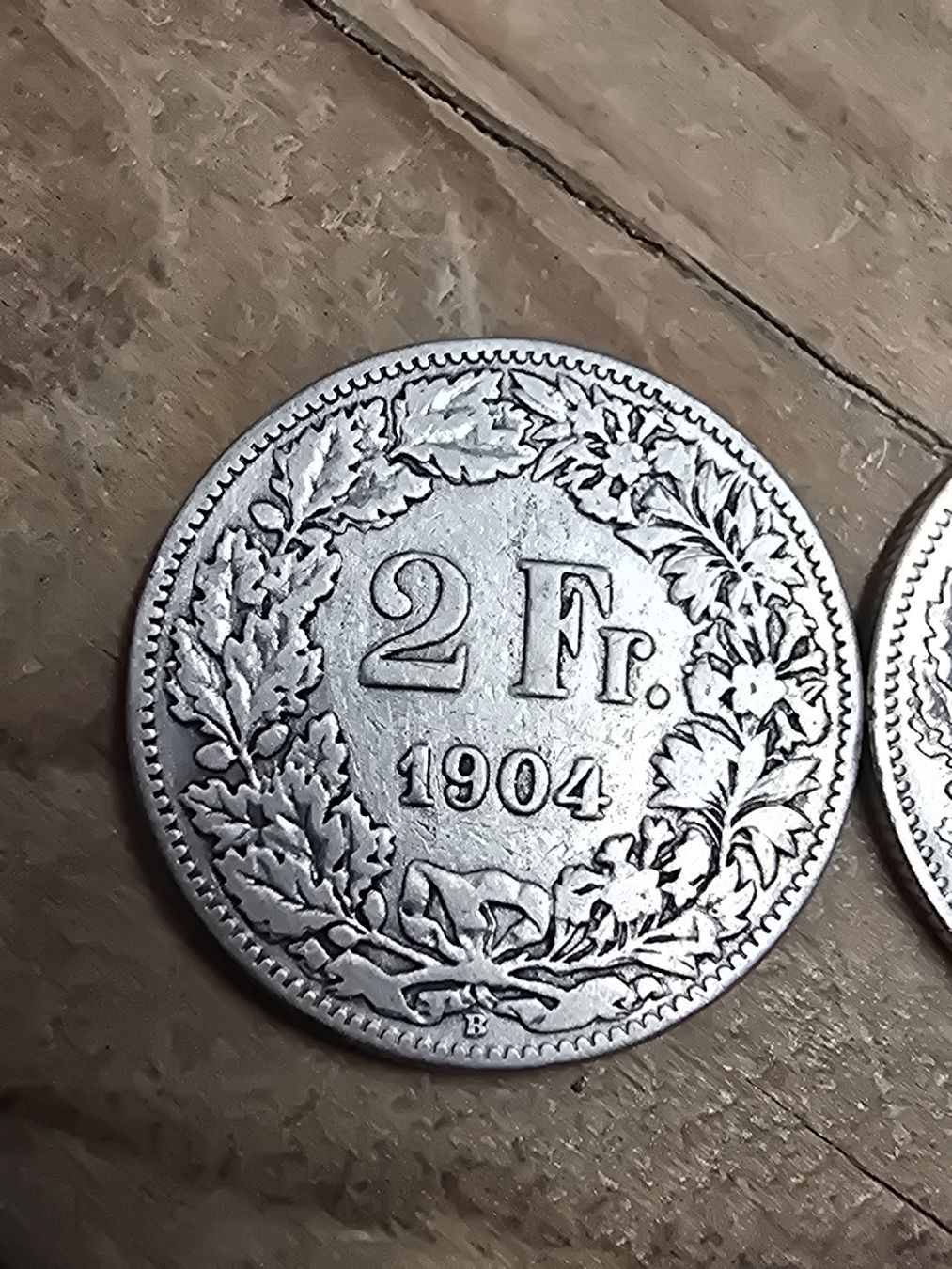 Toutes les monnaies: 3 Stk.Schweizer 2 FrankenSilbermünzen  1904  – D'occasion à Pfäffikon SZ par 26.4.14.17.25 1