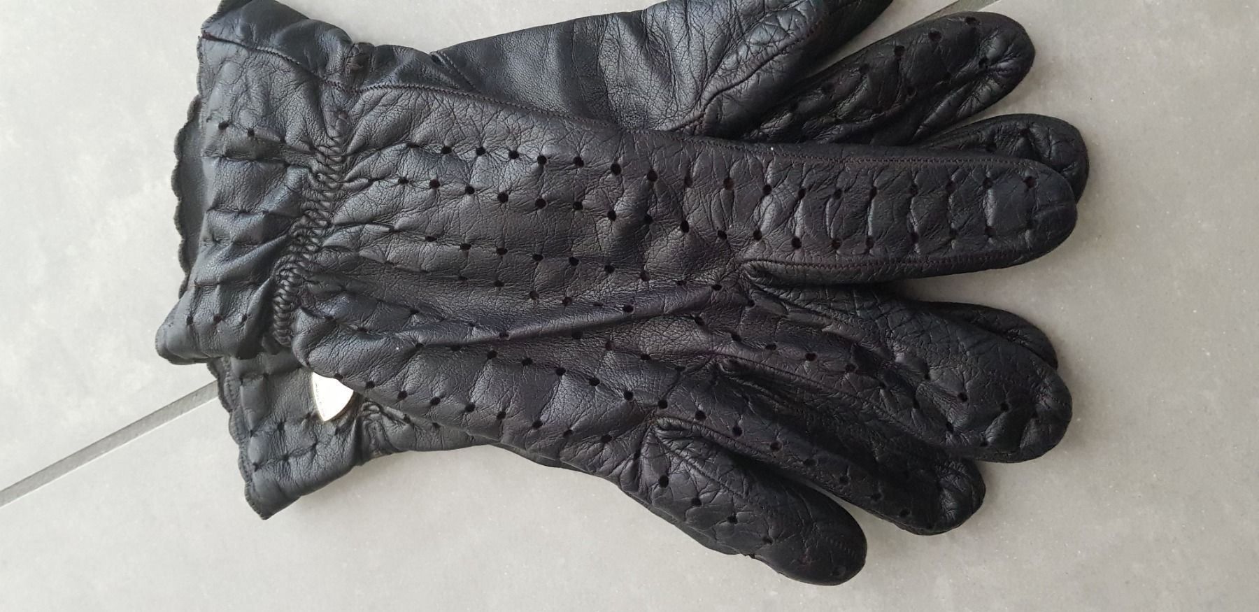 Guanti & manicotti: original MOSCHINO Handschuhe in leder – Usato da bellinzona venduto da zeus6535 4