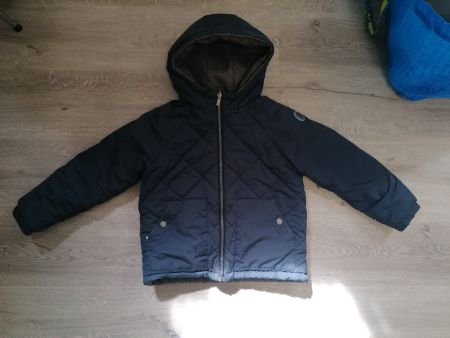 Winterjacke Okaidi Gr. 128 wendbar