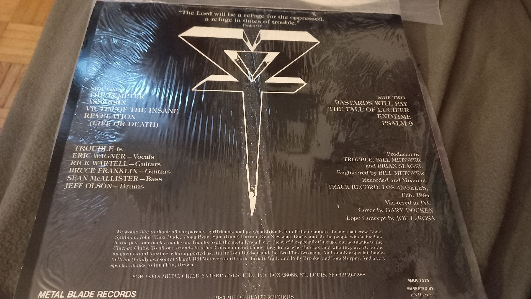 Schallplatten: Trouble - s/t White Vinyl LP Doom Metal – Gebraucht aus Olten von Donatello1984 2