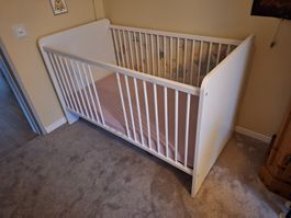 Babybett / Kinderbett mit Matratze Babywash plus 140 x 70