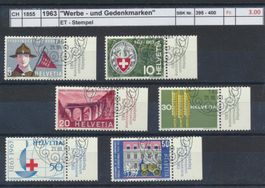1963 "Werbe- und Gedenkmarken", ET - Stempel