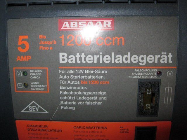 Caricatori & Batterie: Absaar Batterieladegerät 5 A – Nuovo e nell'imballaggio originale da Boll venduto da Elrepshop 2