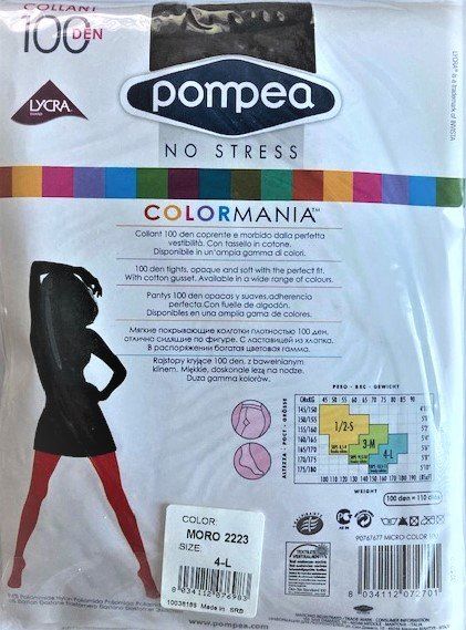 Calze & Collant: Strumpfhose Pompea No Stress – Nuovo e nell'imballaggio originale da Menziken venduto da chianti10 1